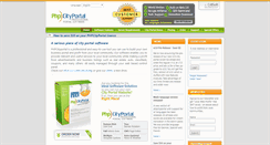 Desktop Screenshot of phpcityportal.com